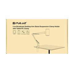 Puluz desk stand with phone|tablet holder (black) цена и информация | Держатели для телефонов | 220.lv