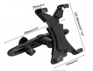 Car holder NB-058H for tablet to headrest 7-11 inches цена и информация | Держатели для телефонов | 220.lv