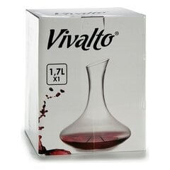 Stikla Karafe Vīnam (23 x 21,5 x 21,5 cm) cena un informācija | Glāzes, krūzes, karafes | 220.lv