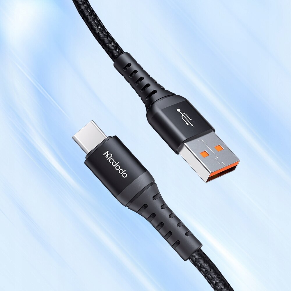 USB-C kabelis, ātrs, izturīgs, QC 4.0, 1 m, Mcdodo cena un informācija | Savienotājkabeļi | 220.lv