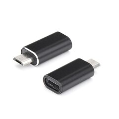 Adapteris lādētājs priekš iPhone Lightning 8-pin/Micro USB melns cena un informācija | Adapteri un USB centrmezgli | 220.lv