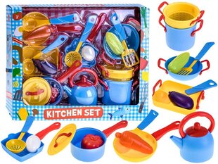 Virtuves komplekts bērniem, 18 gab. cena un informācija | Rotaļlietas meitenēm | 220.lv