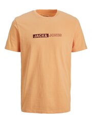 Jack & Jones vīriešu t-krekls 12221946*03, persiks/pump 5715366239258 cena un informācija | Vīriešu T-krekli | 220.lv