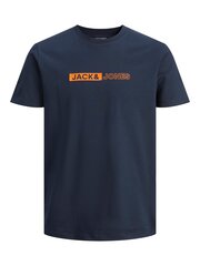 Jack & Jones детская футболка 12225316*02, тёмно-синий 5715367415989 цена и информация | Рубашки для мальчиков | 220.lv