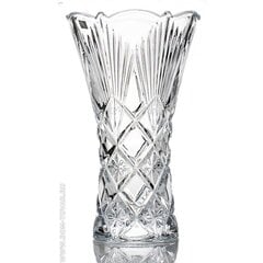 Crystalite Bohemia kristāla vāze 25 cm cena un informācija | Vāzes | 220.lv