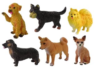 Фигурки собак различных пород, 6 шт. цена и информация | Игрушки для мальчиков | 220.lv