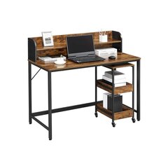 Galds ar monitora statīvu VASAGLE cena un informācija | Datorgaldi, rakstāmgaldi, biroja galdi | 220.lv