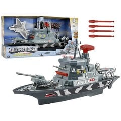 Военный корабль, серый цена и информация | Конструктор автомобилей игрушки для мальчиков | 220.lv