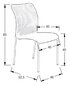 Biroja krēsls A2A HN-7502/A, grafīta krāsas cena un informācija | Biroja krēsli | 220.lv