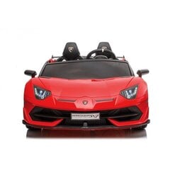 Divvietīgs elektroauto Lamborghini Aventador SX2028, sarkans цена и информация | Электромобили для детей | 220.lv