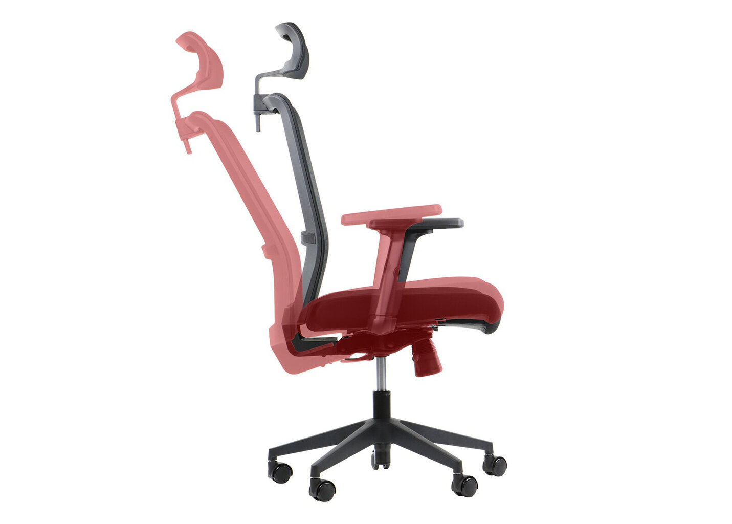 Biroja krēsls Stema Riverton F/H/AL, melns/pelēks cena un informācija | Biroja krēsli | 220.lv
