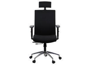 Biroja krēsls Stema Riverton F/H/AL, melns cena un informācija | Biroja krēsli | 220.lv