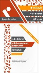Galda spēle REBEL Sleeves - Mini European Premium (44x68mm) - 100 gab. цена и информация | Настольные игры, головоломки | 220.lv