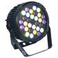 Skatuves prožektors, LIGHT4ME BLACK PAR 30x3W RGBA-UV LED cena un informācija | Svētku dekorācijas | 220.lv