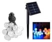 RGB LED Virtene 20 lampas ar saules paneli dārzam cena un informācija | Āra apgaismojums | 220.lv