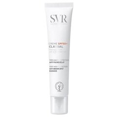 Sejas krēms SVR Clairial Spf50+, 40 ml cena un informācija | Sauļošanās krēmi | 220.lv