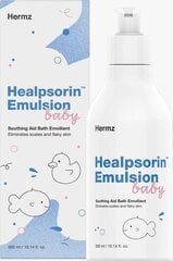 Питательная эмульсия для ванны для детей и взрослых Hermz Healpsorin Baby Emulsion, 300 мл цена и информация | Масла, гели для душа | 220.lv