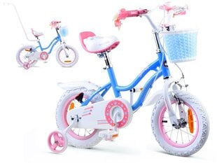 Bērnu velosipēds RoyalBaby Star Girl 12, zils цена и информация | Трехколесные велосипеды | 220.lv