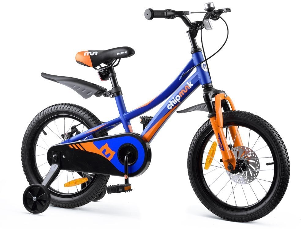 Bērnu velosipēds , zils, RoyalBaby Explorer 16 cena un informācija | Trīsriteņi | 220.lv