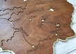 Koka sienas Latvijas karte cena un informācija | Pasaules kartes | 220.lv