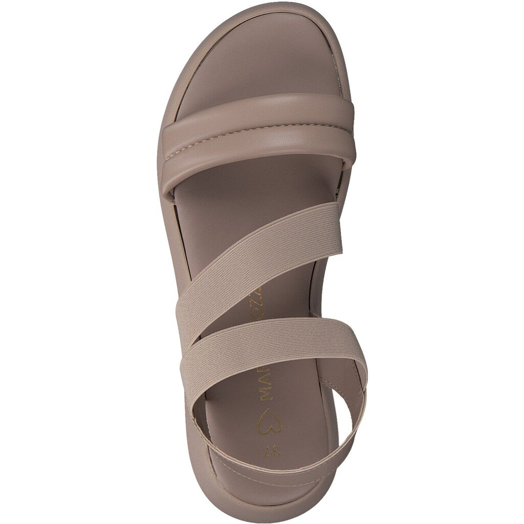 Marco Tozzi sieviešu sandales 2-28281 02*20, bēšs 2-28281*02-041 cena un informācija | Sieviešu sandales | 220.lv