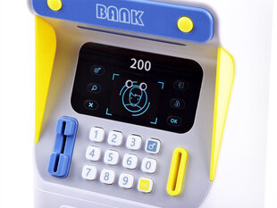 Детский сберегательный банк - банкомат, синий цена и информация | Развивающие игрушки | 220.lv