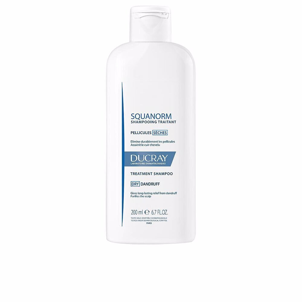 Šampūns pret blaugznām Ducray Squanorm Forfora Secca Shampoo, 200 ml цена и информация | Šampūni | 220.lv