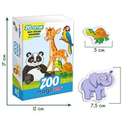 Magnētu komplekts Happy Zoo MV 6032-01 цена и информация | Развивающие игрушки | 220.lv