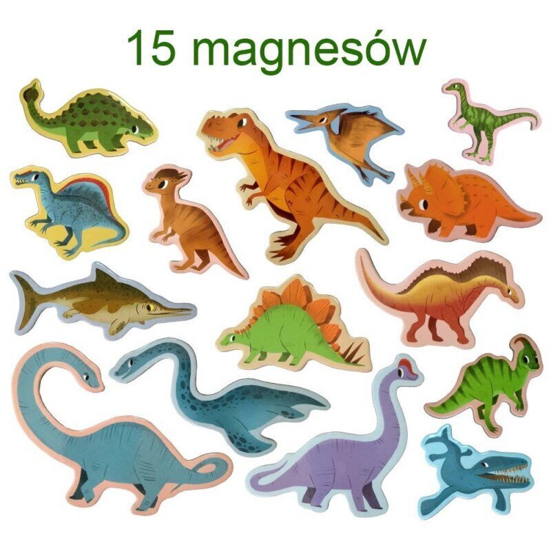 Magnētu komplekts Big Dinosaurs MV 6032-06 цена и информация | Attīstošās rotaļlietas | 220.lv