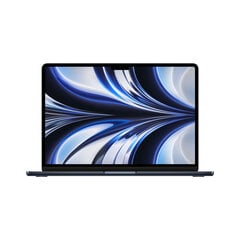 MacBook Air 13” Apple M2 8C CPU, 10C GPU/8GB/512GB SSD/Midnight/SWE - MLY43KS/A cena un informācija | Portatīvie datori | 220.lv