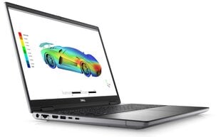 Dell Mobile Precision 7670 , 16 ", 7-12850HX, 16 GB, SSD 512 GB, Windows 11 Pro цена и информация | Ноутбуки | 220.lv