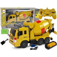 LeanToys tālvadības betona maisītājs, dzeltens cena un informācija | Rotaļlietas zēniem | 220.lv