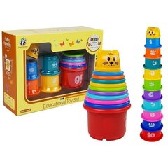 Krāsainas piramīdas Lean Toys цена и информация | Игрушки для малышей | 220.lv