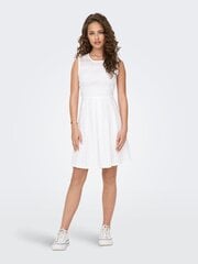 ONLY женское платье 15293938*02, белый 5715419707178 цена и информация | Платья | 220.lv