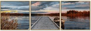 Картина по номерам Schipper Sunrise by the lake MNZ, 120 х 40 см цена и информация | Живопись по номерам | 220.lv