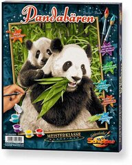 Картина по номерам Schipper Panda Bears MNZ, 24 x 30 см цена и информация | Живопись по номерам | 220.lv