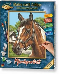 Gleznošana pēc numuriem Schipper KIDS Horse Portrait MNZ, 24 x 30 cm cena un informācija | Gleznas pēc numuriem | 220.lv