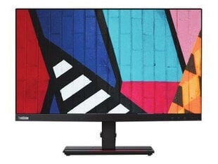 24" 2K Lenovo ThinkVision P24h-20 60.5 cm (23.8") 2560 x 1440 pixels Quad HD LED Black цена и информация | Мониторы | 220.lv