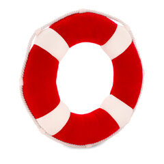 Подушка игрушка декоративная: Спасательный круг (48cm) цена и информация | Декоративные подушки и наволочки | 220.lv