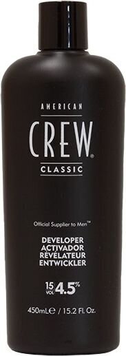 Oksidants American Crew Precision Blend 4.5% Developer for Gray Blending, 450 ml cena un informācija | Matu krāsas | 220.lv