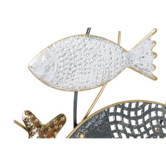 Декоративная фигура DKD Home Decor «Рыбы», 39.5 x 8 x 55.5 см, 2 шт. цена и информация | Детали интерьера | 220.lv