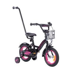 Велосипед TOMABIKE 12" чёрно-розовый цена и информация | Велосипеды | 220.lv