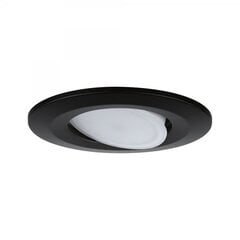 LED iebūvējams gaismeklis Calla Grozāms IP65 apaļš 90mm 30° 6W 500lm 230V 4000K Melns matēts цена и информация | Монтируемые светильники, светодиодные панели | 220.lv