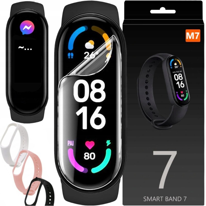 Pulkstenis SMARTBAND M7 + 3 aproču komplekts  cena un informācija | Viedpulksteņi (smartwatch) | 220.lv