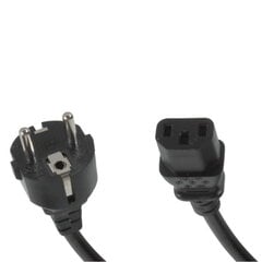 Универсальный сетевой кабель Riff ПК Euro/IEC C13 Стандарт 3-контакта 1.5м цена и информация | Кабели и провода | 220.lv