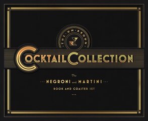 Wm Brown Cocktail Collection: The Negroni and The Martini: Book and Coaster Set цена и информация | Книги рецептов | 220.lv