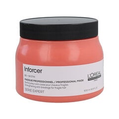 Маска для поврежденных волос Loreal Professionnel Paris Serie Expert Inforcer Mask, 500 мл цена и информация | Распылите крем-спрей на волосы на расстоянии 20-25 см, расчешите их расческой. | 220.lv