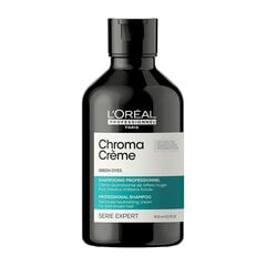 Krāsu Neitralizējošs Šampūns L'Oreal Professionnel Paris Chroma Crème Zaļš (300 ml) cena un informācija | Šampūni | 220.lv