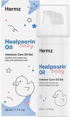 Детское масло для тела Hermz Healpsorin Baby Oil, 50 мл цена и информация | Косметика для мам и детей | 220.lv