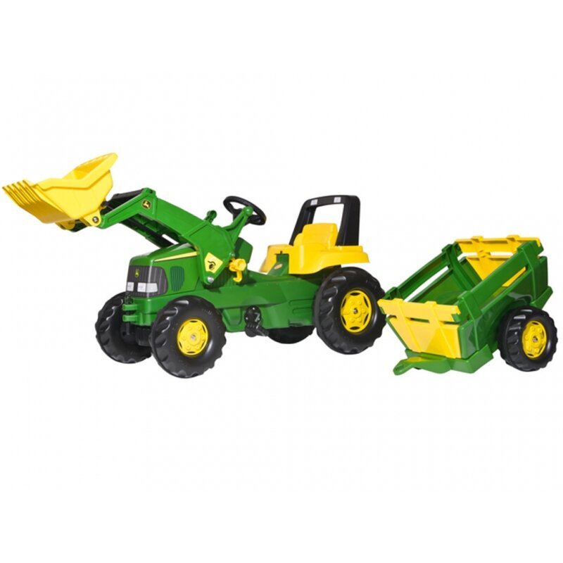 Attiecīgais Rolly Toys John Deere traktors, zaļš цена и информация | Rotaļlietas zēniem | 220.lv